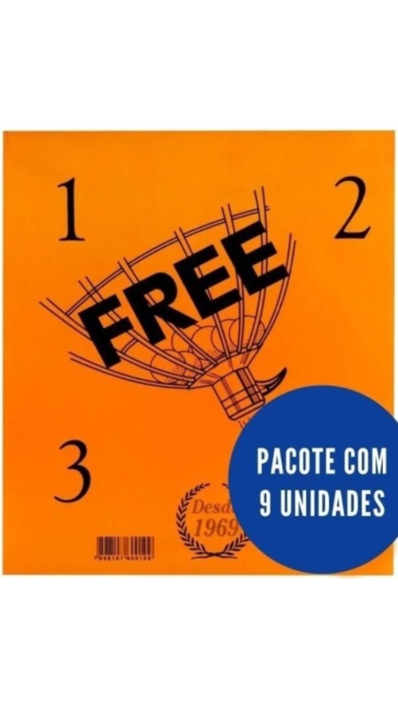 BINGO JORNAL CARTELÃO C/4 CARTELAS 18X20 100F PACOTE C/ 9 BLOCOS