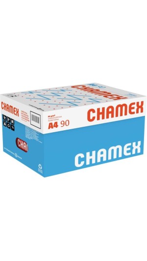 PAPEL SULFITE A4 500F SUPER 90G CHAMEX CX C/5 UNID.