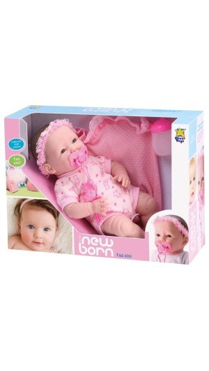 BONECA NEW BORN FAZ XIXI DIVERTOYS