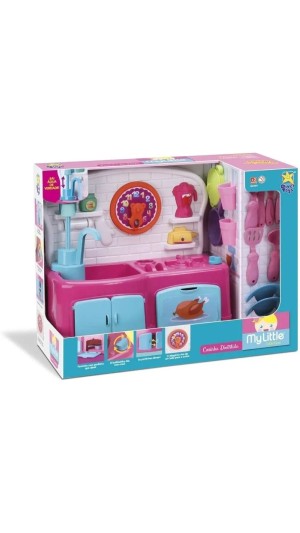 BONECA MY LITTLE COLLECTION COZINHA DIVERTIDA DIVERTOYS