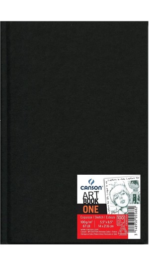 CADERNETA SKETCH ARTBOOK ONE A5 100G S/PAUTA 98FLS CANSON