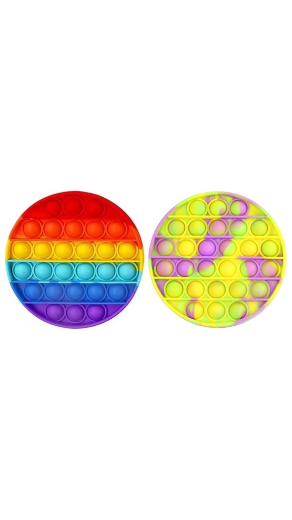 POP IT FIDGET EMPURRE BOLHA COLORIDO 12 CM