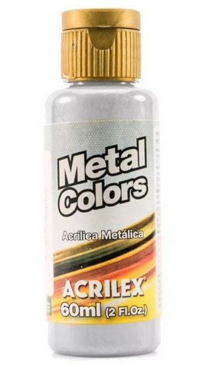 TINTA ACRILICA METALICA 60ML - CORES