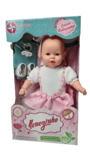 BONECA NENEZINHO VESTIDO SORTIDO ESTRELA