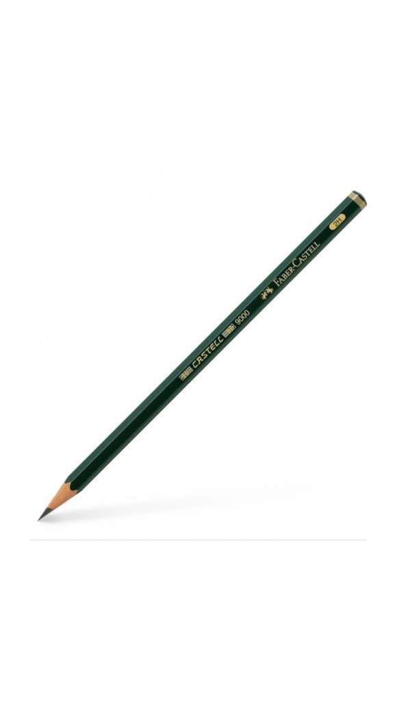LÁPIS DESENHO 9000 2H FABER-CASTELL CAIXA C/12 UNID.