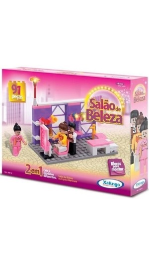 BLOCOS MONTAR SALÃO DE BELEZA 91 PCS