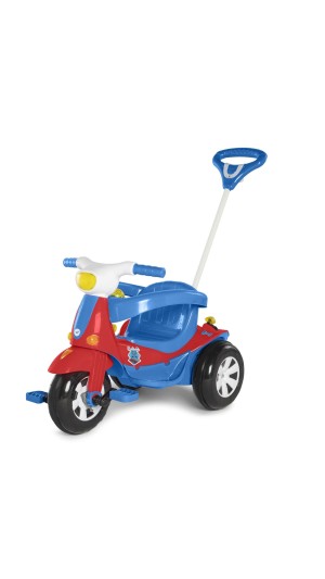 TRICICLO ELETRICO 3 EM 1 COM EMPURRADOR VELOTRI