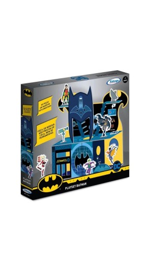 MONTE E BRINQUE PLAYSET BATMAN 78 PÇS XALINGO