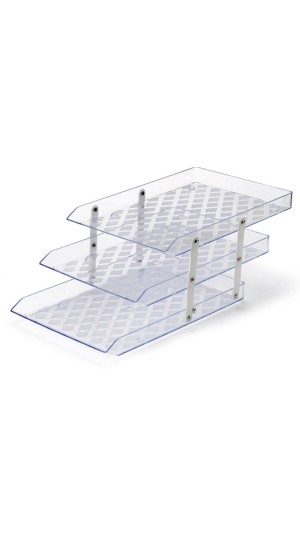 CAIXA DE CORRESPONDÊNCIA TRIPLA MOVEL CRISTAL SELADA