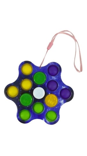 BRINQUEDO SPINNER POP IT C/LUZ 12CM