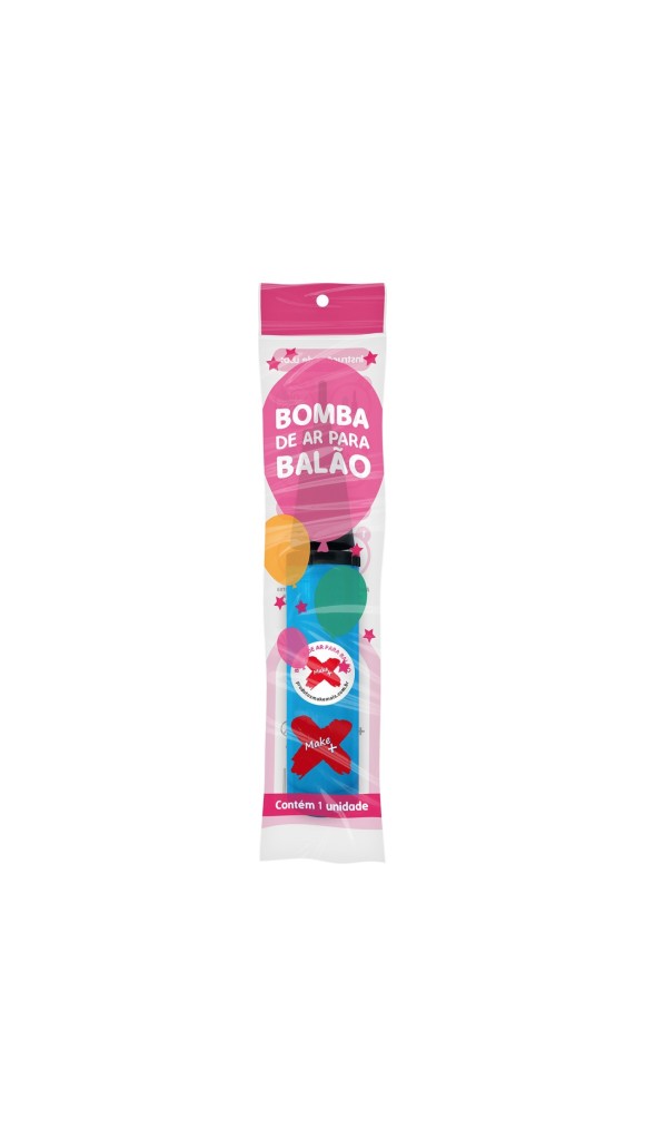 BOMBA P/ INFLAR BALÕES MAKE+