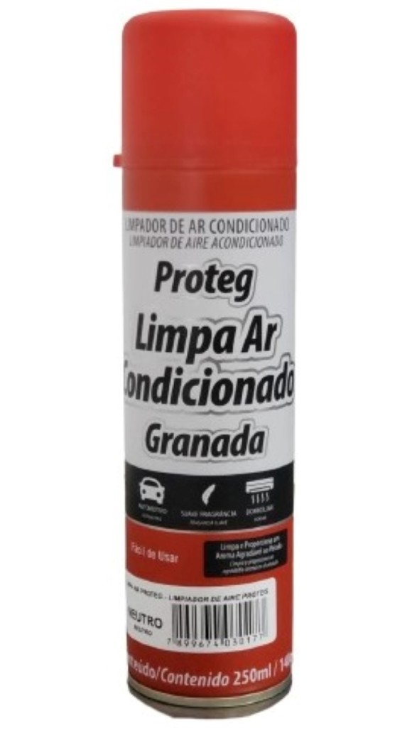 LIMPADOR LIMPA AR CONDICIONADO GRANADA 250ML 140G PROTEG