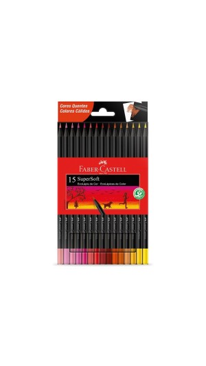 ECOLÁPIS SUPERSOFT 15 CORES QUENTES