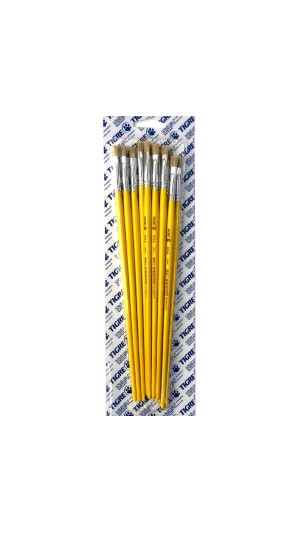 PINCEL CHATO 815 N.06 LONGO AMARELO TIGRE PCT C/12 UNID.
