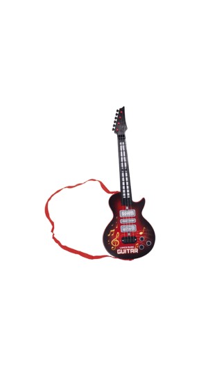 BRINQUEDO SUPER GUITARRA ROCK AND ROLL C/LUZ E SOM - PICA PAU