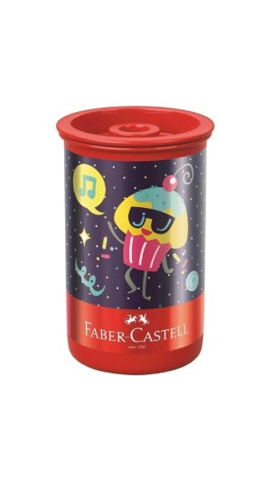 APONTADOR DEPOSITO TUBO CANDY PARTY FABER-CASTELL