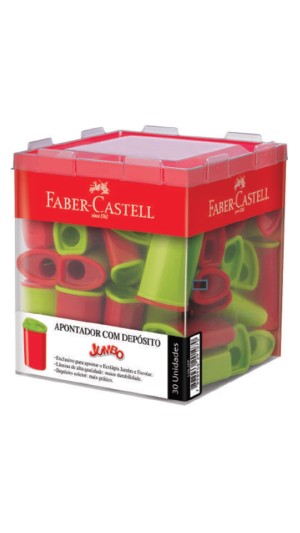 APONTADOR DEPOSITO JUMBO FABER-CASTELL CAIXA C/30 UNID