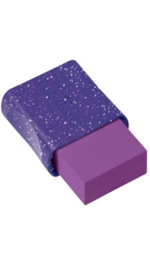 BORRACHA COM CAPA GLITZ FABER-CASTELL