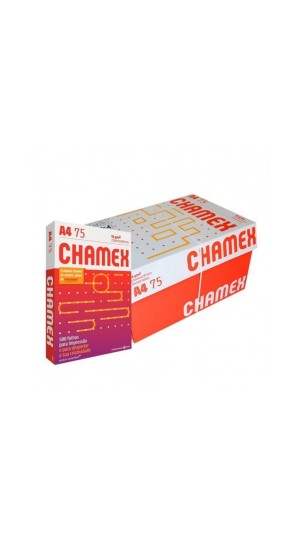 PAPEL SULFITE A4 500F OFFICE CHAMEX - CAIXA COM 10 PACOTES