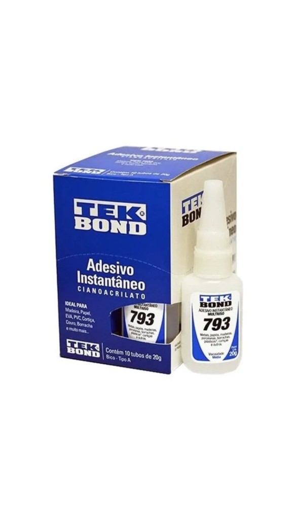 COLA ADESIVO INST.ARTESANATO N3 20G CAIXA C/10 UNID