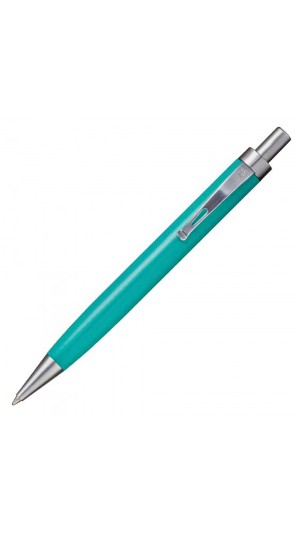 CANETA LUXO ESFEROGRÁFICA CROWN DELL TURQUESA YW10027C
