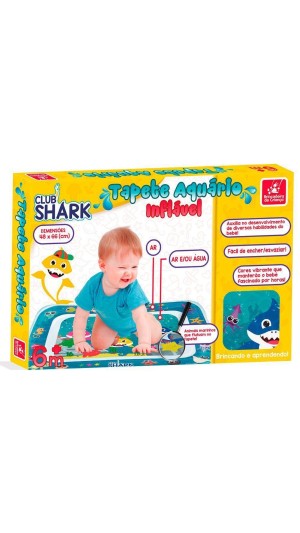 TAPETE AQUÁRIO CLUB SHARK
