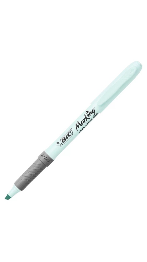 MARCA TEXTO BIC AZUL PASTEL