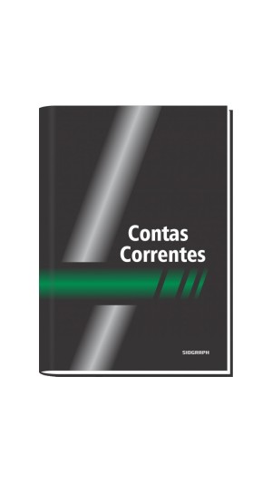 LIVRO CONTA CORRENTE 1/4 100F.SIDGRAPH PACOTE C/05 UNID.