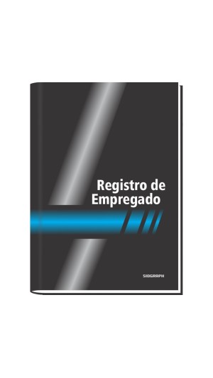 LIVRO REGISTRO DE EMPREGADO 215X315 50 FLS PCT C/10 UNID SIDGRAPH