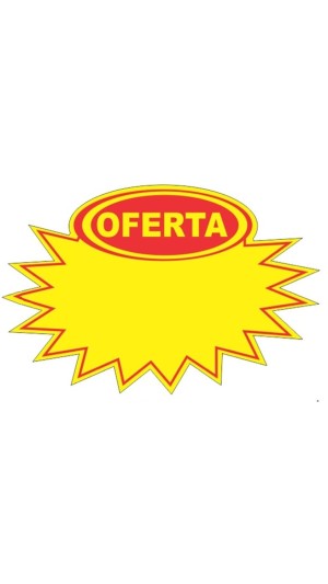 CARTAZ SPLASH III OFERTA 25CM