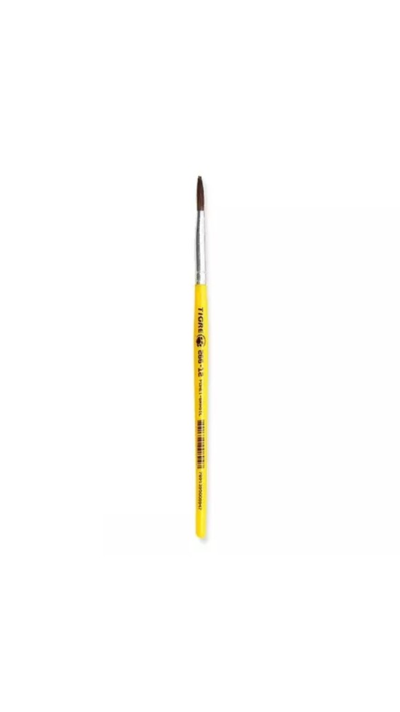 PINCEL REDONDO 266 N.12 CURTO AMARELO PONEI BRASIL TIGRE