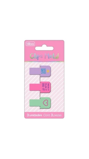 CLIPS METAL BLISTER C/03 UNID TILIBRA