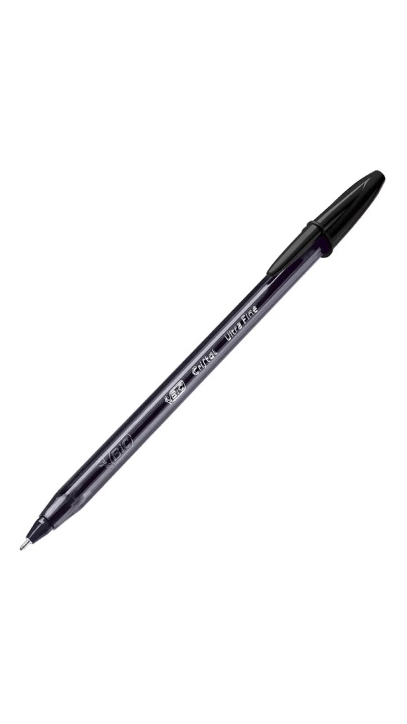 CANETA ESF.CRISTAL NEEDLE ULTRA FINA 0.7 BIC