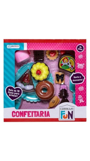 BRINQUEDO CREATIVE FUN CONFEITARIA MULTIKIDS