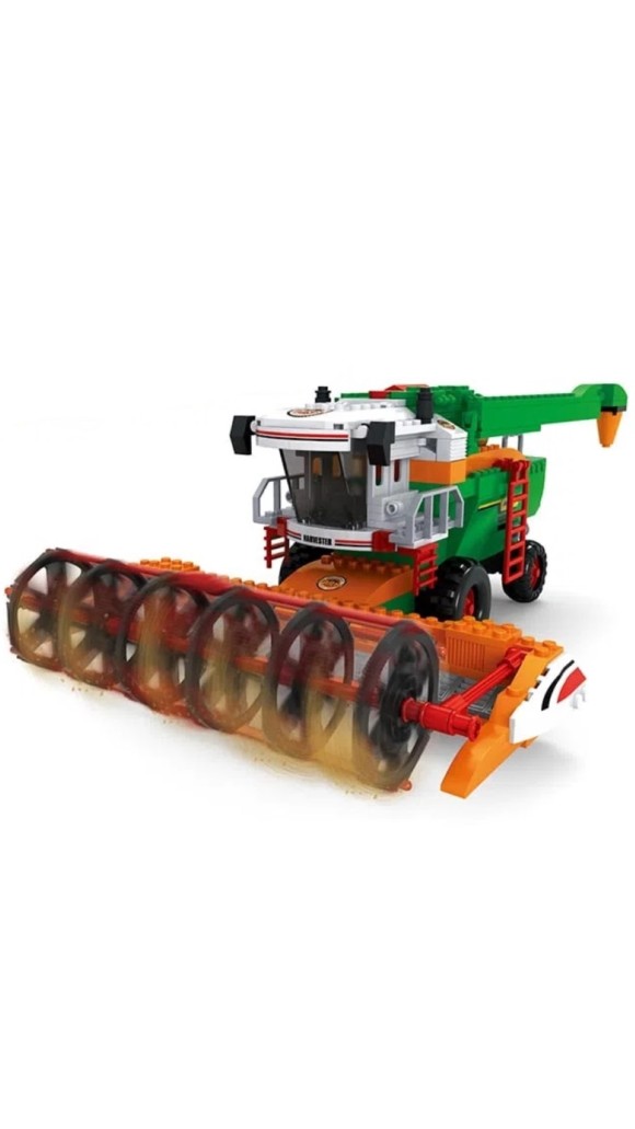 BLOCOS DE MONTAR FAZENDA ULTRA COLHEITADEIRA 567 PCS XALINGO