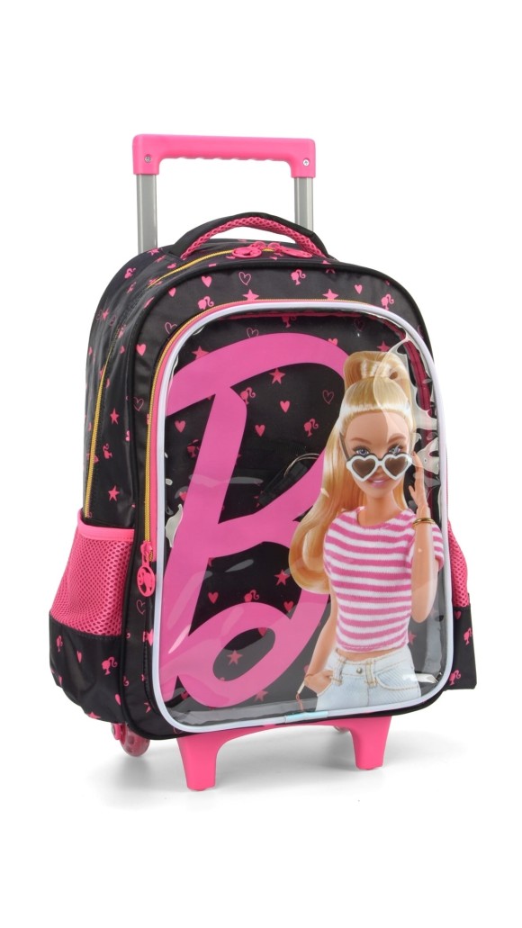 MOCHILA C/CARRINHO FEM.BARBIE IC38222BB LUXCEL