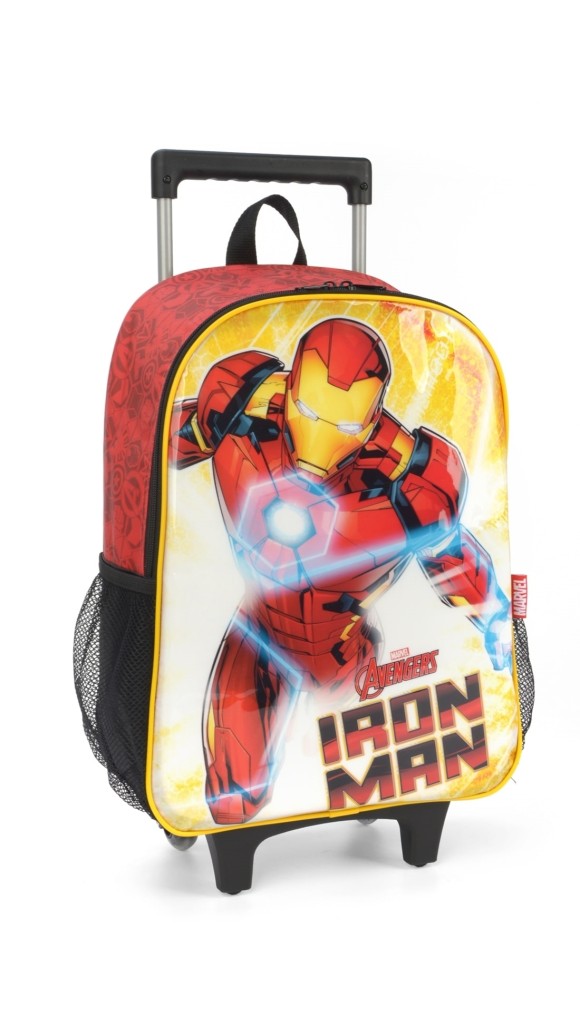 MOCHILA C/CARRINHO MASC.HOMEM DE FERRO IC38072AG LUXCEL