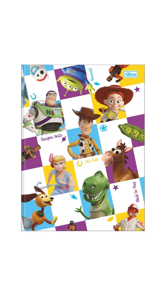 CADERNO BROCHURA UNIVERSITÁRIO CAPA DURA MASC.TOY STORY 80F.2023 TILIBRA