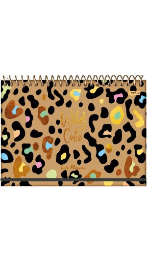 AGENDA ESPIRAL CAPA DURA PERMANENTE FEM.PLANNER WILD ANIMALS 208F.2023 JANDAIA