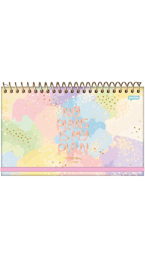 AGENDA ESPIRAL FREE PLANNER PERMANENTE FEM. LA CREME 192F.2023 JANDAIA