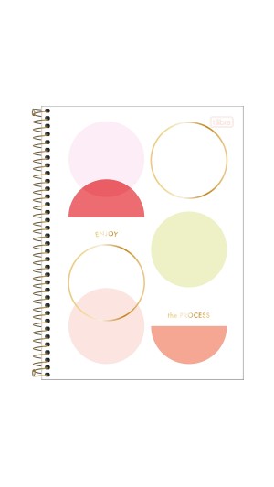 CADERNO UNIVERSITÁRIO CAPA DURA FEM.10X1 MIDTOWN 10M 160F.2023 TILIBRA