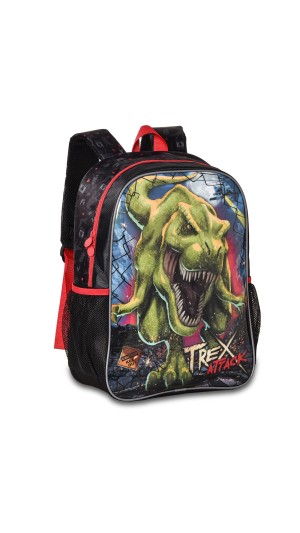 MOCHILA 2 ALÇAS JUVENIL MASC.T-REX ATTACK TX3510J CLIO