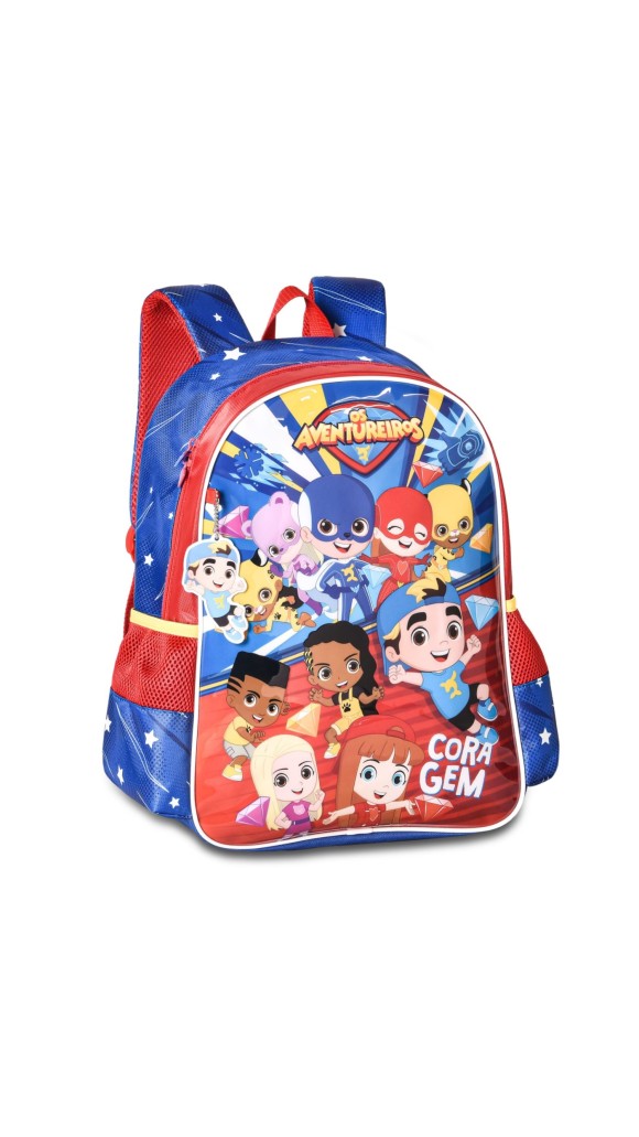 MOCHILA 2 ALÇAS INFANTIL MASC.OS AVENTUREIROS LUCCAS NETO AV2402J CLIO