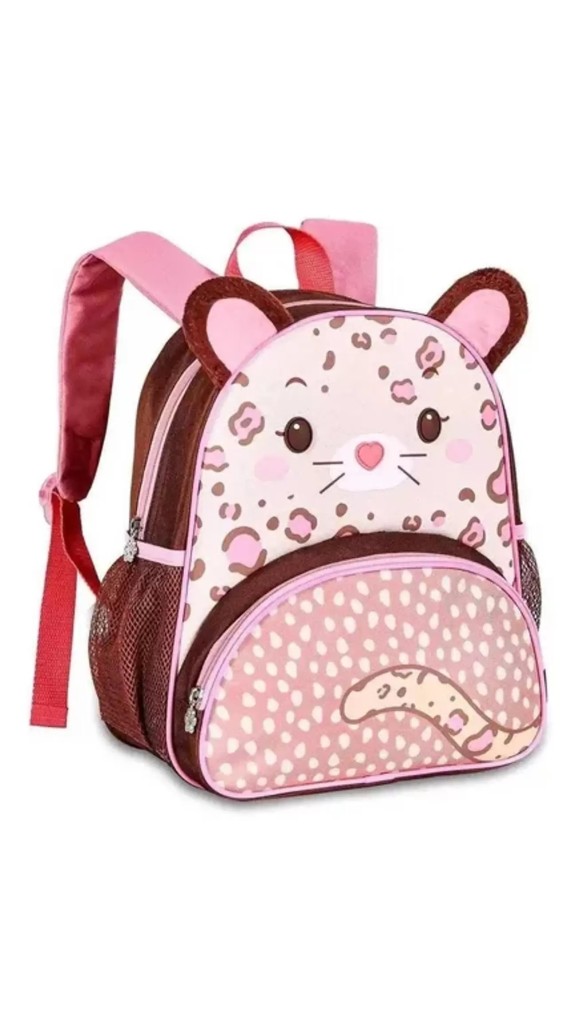 MOCHILA 2 ALÇAS INFANTIL FEM.PETS CP3403D CLIO