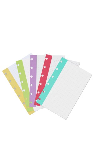 FICHA PAUTADA CADERNO INTELIGENTE 4X6 PONTILHADO 50F 180G