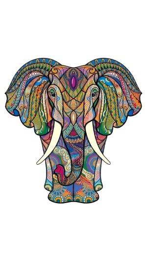 QUEBRA-CABEÇA ELEFANTE 98 PCS MADEIRA MULTIKIDS