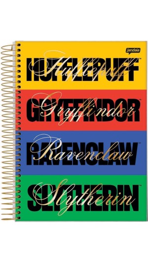 CADERNO UNIVERSITÁRIO CAPA DURA ESPIRAL MASC.15X1 HARRY POTTER 2023 JANDAIA