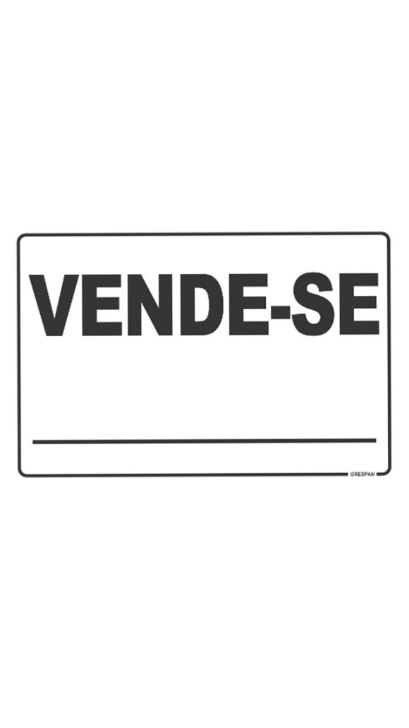 PLACA SINALIZAÇÃO 20X30 VENDE-SE SIN114 PCT 1 UN