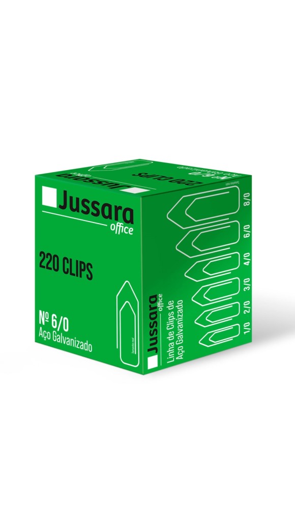  CLIPS 6/0 AÇO GALVANIZADO 220 UNID.JUSSARA