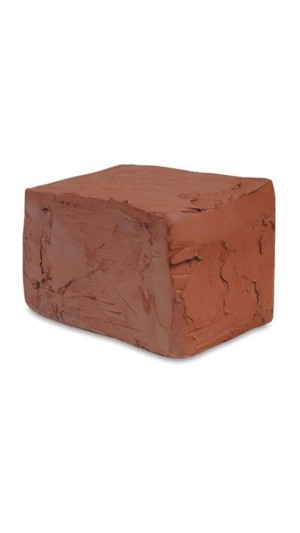 ARGILA ESCOLAR VERMELHA 1KG REZENDE